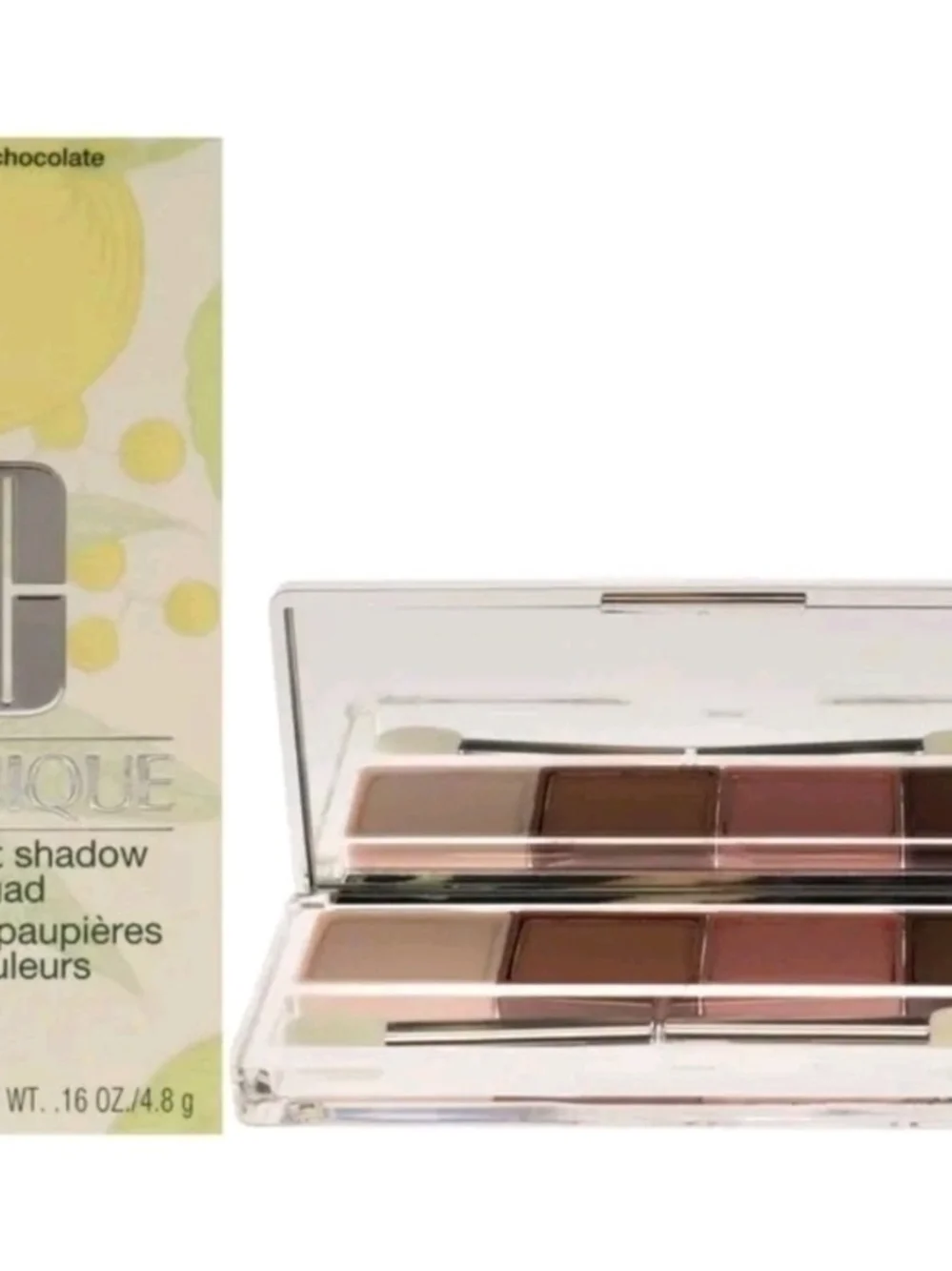Clinique Four-Shade Eyeshadow Palette in Pink, Brown, Taupe